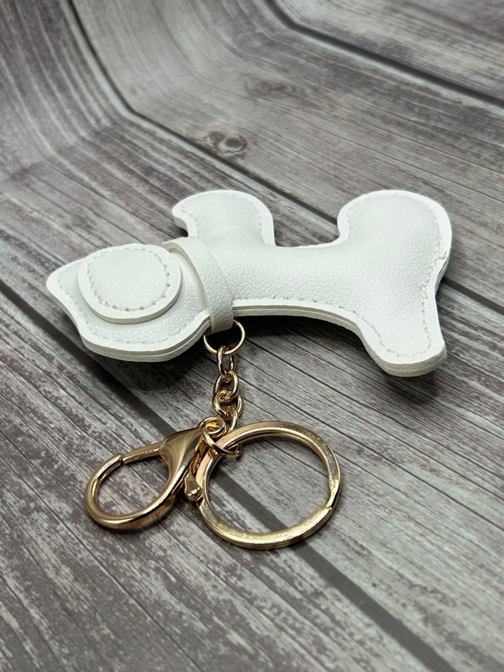 🐶NEW Dog Bag Charm/ Keychain Adorable Puppy Dog White - Picture 5 of 9